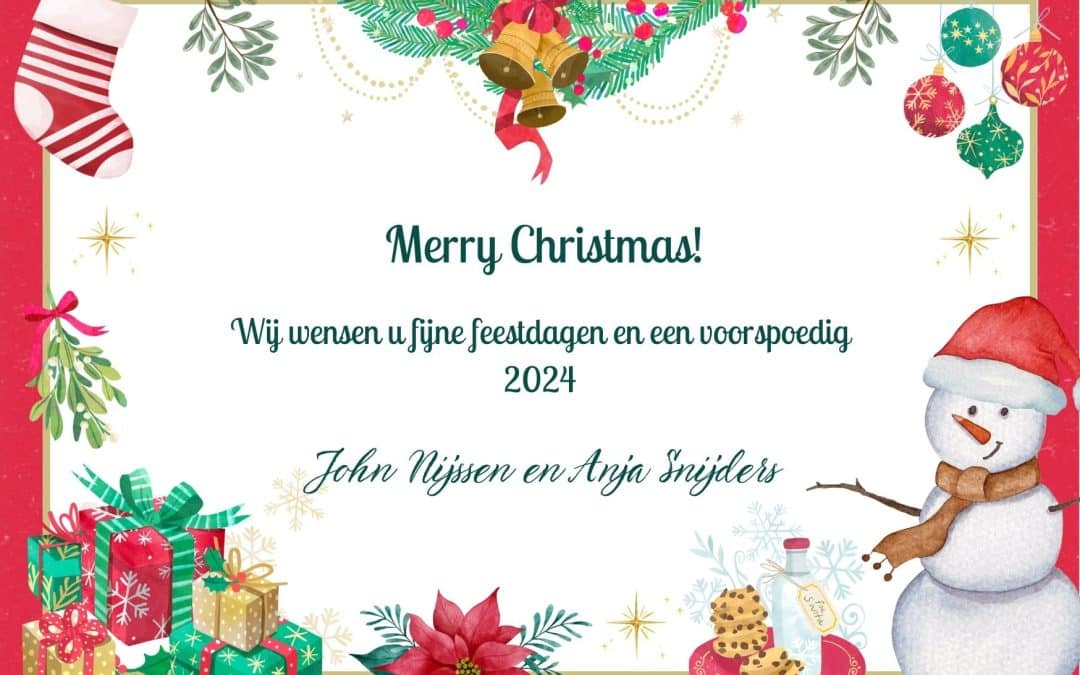 Kerst en nieuwjaarswens